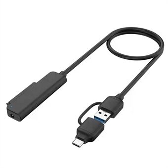 USB3.0 / Type-C to SATA Converter 22-pin kiintolevyn liitäntäkaapeli tietokoneeseen 2,5 tuuman kiintolevyn kiintolevy, SSD Easy Drive -kaapeli