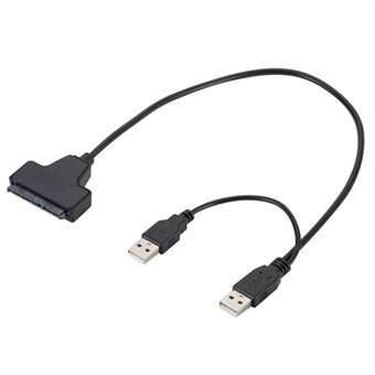 USB 2.0 - SATA Easy Drive -kaapelisovitin USB2.0 SATA - 7Pin+15Pin -kaapeli 2,5 tuuman USB SATA-kiintolevylle, Solid State Drives