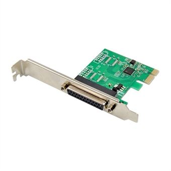 PCI-E X1 AX99100 DB25 LPT-tulostimen rinnakkaisportin laajennuskortti tukee ASPM-virranhallintaa