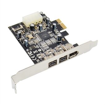 PCI-E X1 FireWire TI XIO2213A 3-porttinen 1394 (2B+1A) -videon sieppauskortti