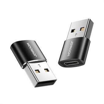2kpl JOYROOM S-H152 USB-C-tyypin OTG-sovitin USB-uros-USB-C-naarasmuunnin kannettavalle matkapuhelimelle