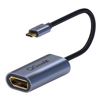 QGEEM QG-UA06 USB C - DP naaras 4K / 60 Hz Thunderbolt3 - Displayport -kaapelisovitin