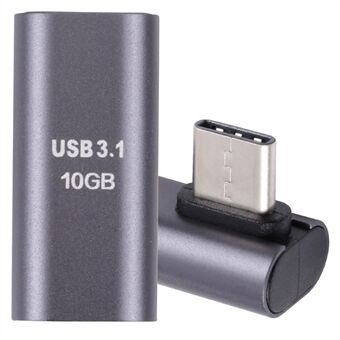 USB 3.1 Type-C uros-USB 3.1 Type-C naarasmuunnin kyynärpääsovitin