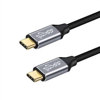 3M USB C–USB C -kaapeli USB 3.1 Gen2 10 Gbps monitoiminen 100 W PD nailonpunottu C-tyypin kaapeli (uros-uros)
