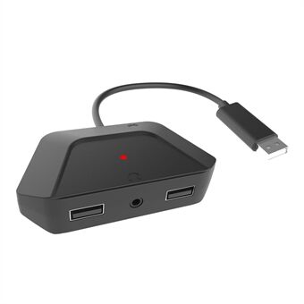 JYS-NS200 näppäimistö- ja hiirisovitin 3,5 mm:n ääniliitännällä Switch PS4:lle Xbox One PS3:lle jne.