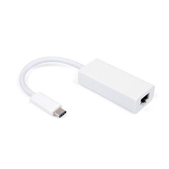 USB-C Type C USB 3.1 Uros - 1000M Gigabit Ethernet -verkkosovitin Apple Macbookille ja kannettavalle PC:lle