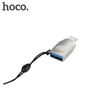HOCO UA9 Type-C - USB Data OTG -sovitinmuunnin Samsung Note 8:lle/uudelle MacBookille jne.