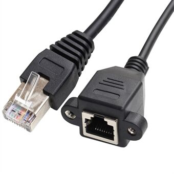 FTP STP UTP Cat 5. uros-naaras Lan Ethernet-verkkojatkokaapelin liitäntäjohto paneelin kiinnitysrei\'illä
