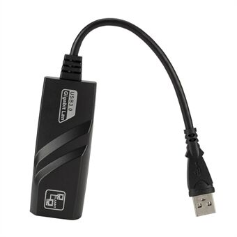 Kannettava langallinen verkkosovitin USB 3.0 - Gigabit Ethernet RJ45 LAN 10/100 / 1000 Mbps Ethernet-verkkokortti kannettavalle tietokoneelle