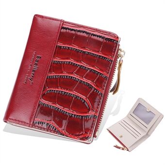 BAELLERRY N2373 krokotiilirakenne PU-nahkainen naisten lompakko vetoketjullinen design Billfold korttikotelo laukku kolikkopussi