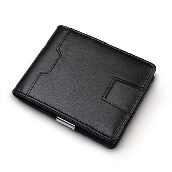 Aidosta nahasta valmistettu RFID-estokorttipidike Kaksinkertainen lompakko