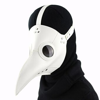 HG065 Halloween Plague Doctor Mask Pitkä Nokan Linnunokkanaamio PU-nahka Steampunkin naamiaiset juhlaselvitykset