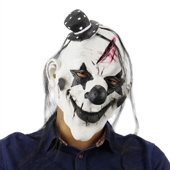 Full Head Creepy Clown Mask Valmistettu lateksista kauhuvaikutusta varten