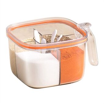 AAB007 Clear Seasoning Box Spice Jar Maustepullon keittiötarvikkeet (BPA-vapaa, ei FDA-sertifikaattia)