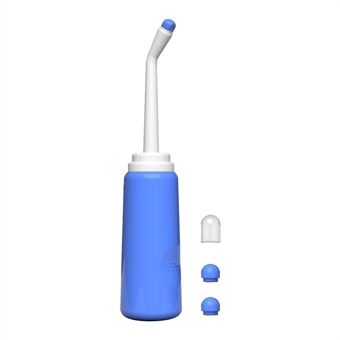 Kannettava matkabidee sähköinen minisumutin kahdella suuttimella, 500 ml:n korkki synnytyksen puhdistusaineelle synnytyksen jälkeiseen hoitoon