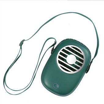 616 Portable USB Charging Mini Cooling Fan Summer Desktop/Handheld Fan Cooler with Neck Strap