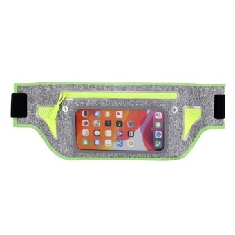 XL Sports Waist Pack Lycra materiaalia vyötärölaukku iPhone 12 Pro Maxille jne. Puhelin 7 tuuman sisällä