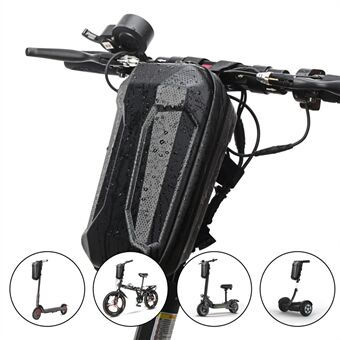 3L vedenpitävä EVA Hard Shell laukku polkupyörän sähköskootteri taitettava sähköpyörän ohjaustanko edessä ripustettava säilytyspussi