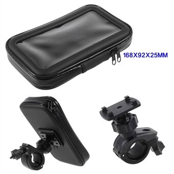 XL Size Bicycle Handlebar Mount Daily Waterproof Holder Case for iPhone 8 Plus / 7 Plus Etc, Inner size: 168x92x25mm