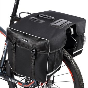 WEST BIKING 30L polkupyörän takapenkkilaukku Vedenpitävä Double Side Bike Bag