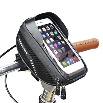 Vedenpitävä Visor Design Pyörän kosketusnäyttö 7,1 tuuman puhelintasku polkupyörän ohjaustankolaukku