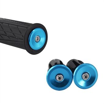 LUNJE 1 pari alumiiniset ohjaustangon päätytulpat 23,3 mm ohjaustangon päädyt Tangon päätykappaleet maantiepyörän maastopyörälle