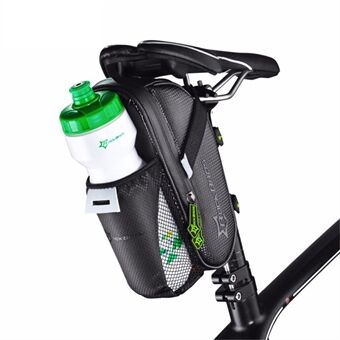 ROCKBROS Pyöräily polkupyörän satulalaukku Pannier MTB maantiepyörän sateenkestävä polkupyörän takalaukku vesipullolla tasku istuinlaukku hännän säilytys