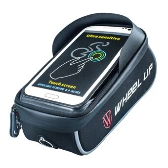 WHEEL UP 6 tuuman nailoninen pyöräilylaukku vedenpitävä kosketusnäytöllinen puhelinlaukku