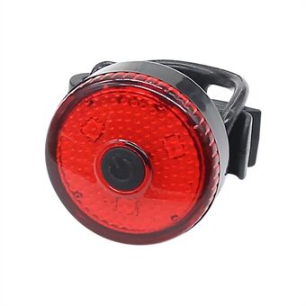 Polkupyörän valo USB-ladattava taka-LED-valo LED-polkupyörän takatakavalo, 3 valaistustilaa - punainen