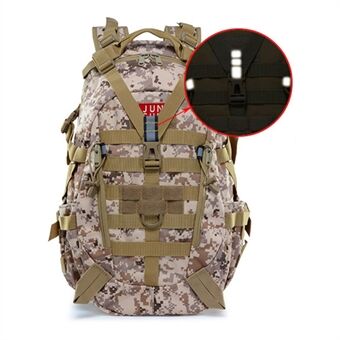 JSM J012 25L Large Capacity Camouflage Backpack Night Reflective Outdoor Sports Molle Military Shoulder Bag