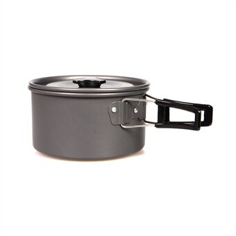 HALIN Keittoastia Keittoastiat Camping Picnic Outdoor Pan Pot Teekannu Reppuvarusteet (BPA-vapaa, ei FDA-sertifioitua), koko: M