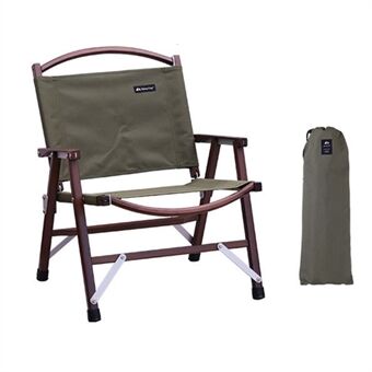 SHINETRIP A375 Outdoor kannettava puinen rantatuoli musta pähkinä camping taitettava tuoli