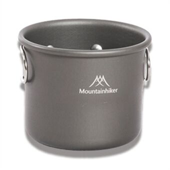 MOUNTAINHIKER 150ml Outdoor Camping Picnic Water Cup alumiiniseoksesta valmistettu kahviteemuki taitettavalla kahvalla (BPA-vapaa, ei FDA-sertifikaattia)