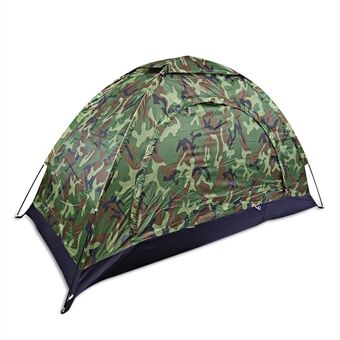1-2 henkilöä anti-UV Outdoor tuulenpitävä teltta camping kalastukseen kiipeilyyn - naamiointi