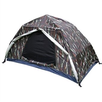 dbzd001 Single Person Outdoor Sun Shelter Rainproof Double Layer Automatic Camping Tent Instant Open Awning, 200*100*100cm