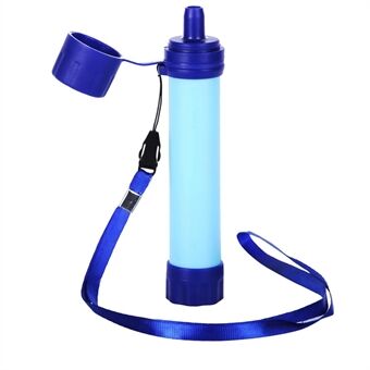 K8612S BPA-vapaa Outdoor vaellus Survival Mini Vedenpuhdistin Kannettava veden olkisuodatin (FDA-sertifioitu)