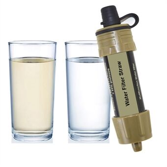 K8625 BPA-vapaa Outdoor - Vedensuodatusjärjestelmä - Vedenpuhdistin - FDA-sertifioitu - Musta/vihreä