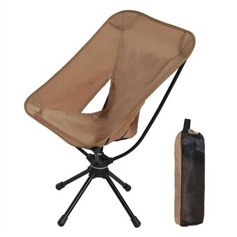 HALIN Ulkokäyttöön tarkoitettu taitettava tuoli, jossa on 360 asteen pyöritysmahdollisuus, kannettava kuutiotuoli retkeilyyn, vaellukseen ja kalastukseen.