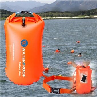 Outdoor tarkoitetut kuivapussit Uintivedenpitävät laukut Säkki kelluvat varustekassit veneilyyn koskenlaskua varten - oranssi