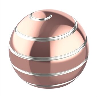 40 mm:n hopealinjainen muotoilu irrotettava, kiiltävä gyroskooppinen pyörivä pallo, pöytäkoneen pyöreä pallo, sormenpäällinen puristuslelu
