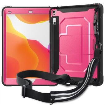 PC + TPU Case with Kickstand and Shoulder Strap for iPad Pro 9.7 inch (2016)/iPad Air (2013)