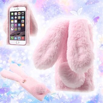 Rabbit Bunny lämmin turkki, pehmeä TPU-kuori iPhone 6s Plus / 6 Plus -puhelimelle