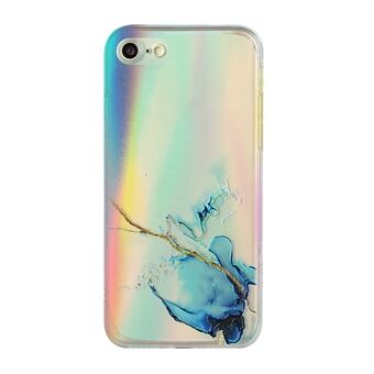 Bling Light Marble Pattern värikäs laserjoustava TPU-puhelinkotelo iPhone 7 / iPhone 8 / iPhone SE 2020/2022 Tuumaa