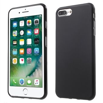 Huurrettu TPU-suojakuori iPhone 8 Plus / 7 Plus 5,5 tuumalle - musta