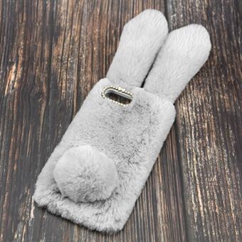 Rabbit Shape lämmin turkis TPU-takakuori iPhone 8 Plus / 7 Plus 5,5 tuumalle