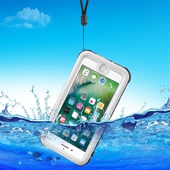 REDPEPPER PC + TPU IP68 vedenpitävä suojus iPhone 8 Plus / 7 Plus -sinetöity pölytiivis kansi
