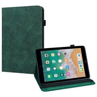 Nahkainen Stand tabletin kotelon kansi painettu kukkakuvio iPad 9,7 tuumalle (2018) / iPad 9,7 tuumalle (2017) / iPad Air (2013) / iPad Air 2
