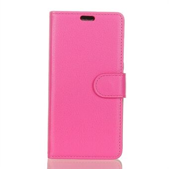 Litchi Texture PU Leather Wallet Phone Casing for iPhone XR 6.1 inch