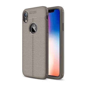 Litchi Texture TPU Mobile Phone Casing for iPhone XR 6.1-inch