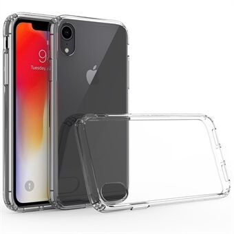 Kristallinkirkas akryyli + TPU-hybridi takakuori iPhone XR 6,1 tuumalle - Läpinäkyvä